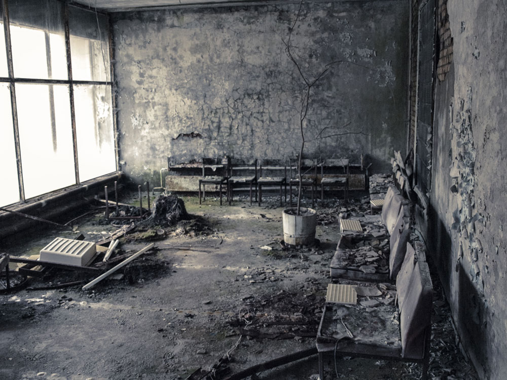 Krankenhaus - Wartehalle