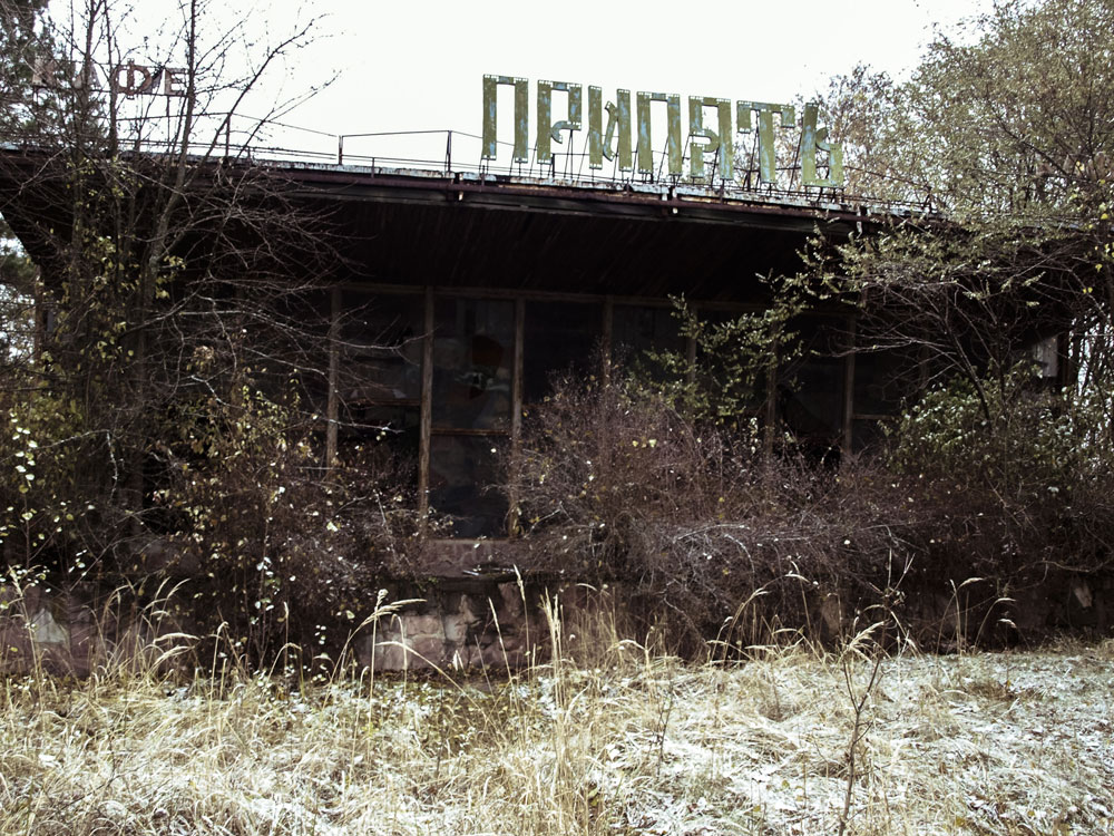 Café Prypjat - Außenansicht