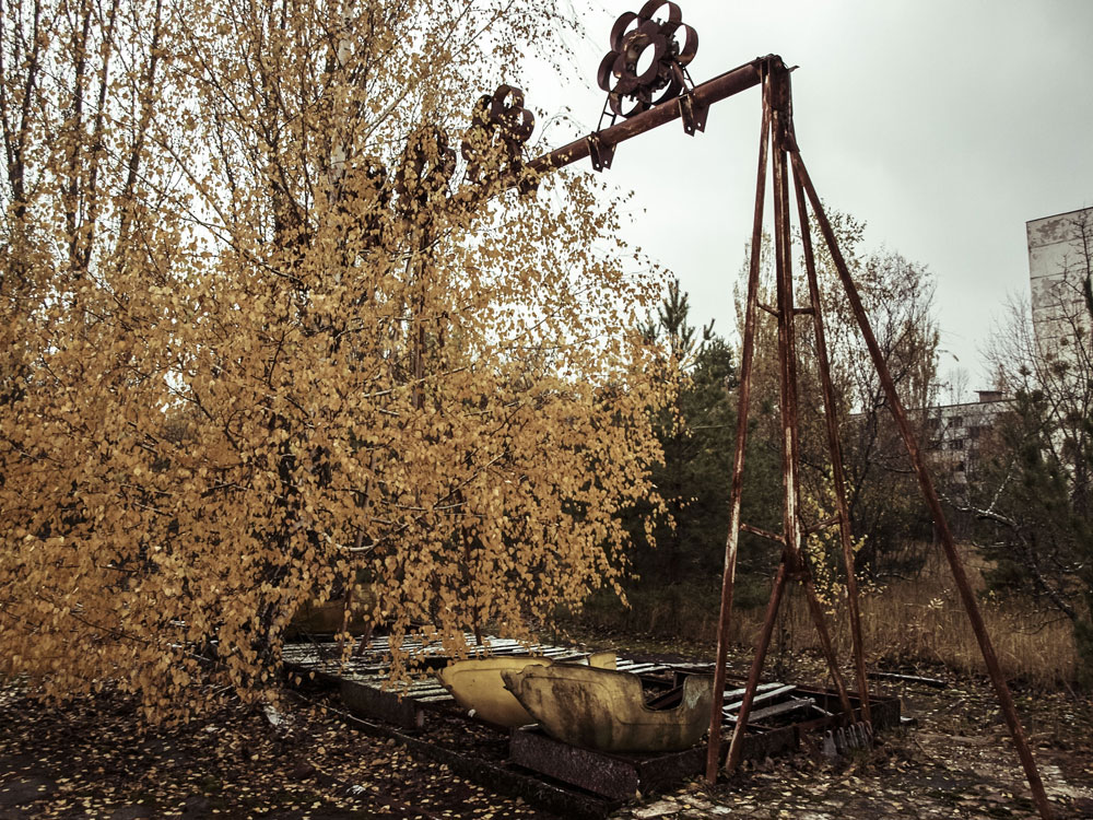 Vergnügungspark - Schiffsschaukel