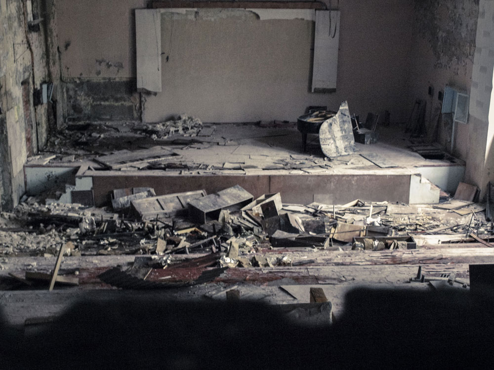 Konzertsaal - Blick auf Bühne