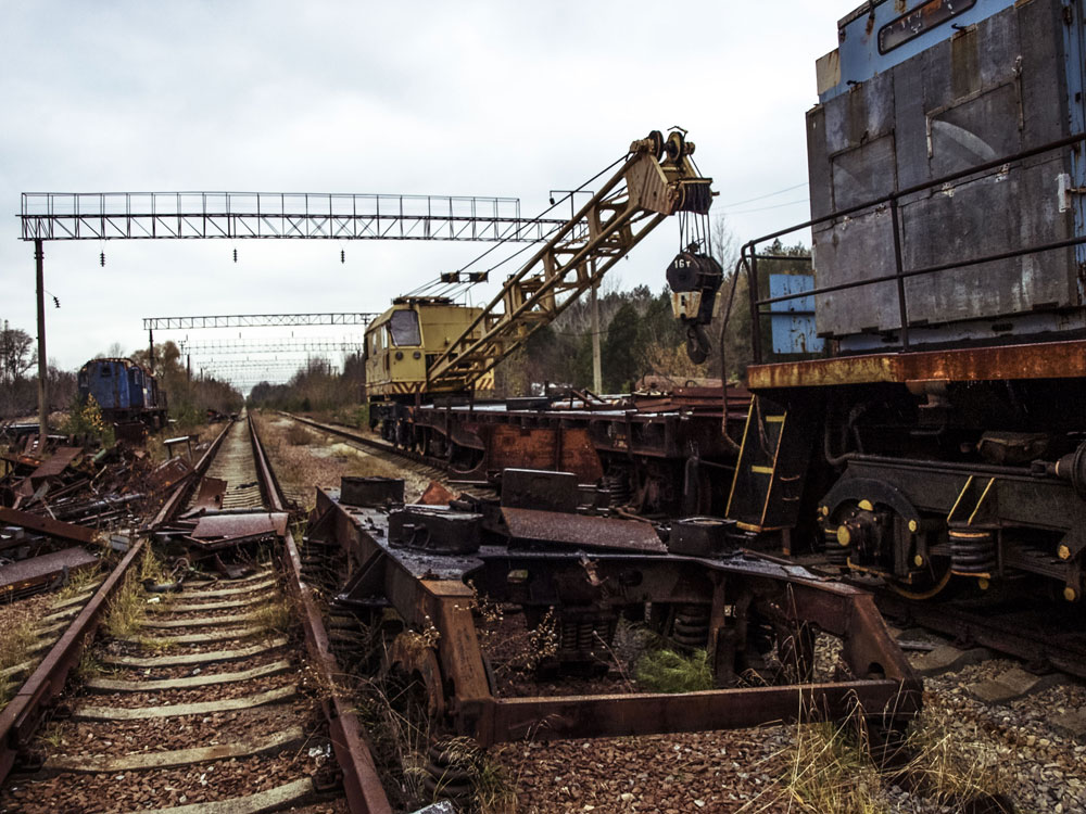 Bahnhof - Verladekran
